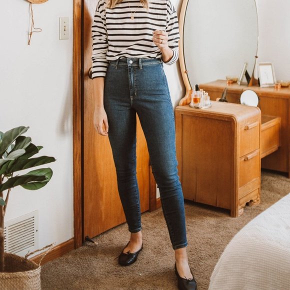 Everlane Denim - Everlane Jeans High Rise Ankle Modern Skinny Blue 26